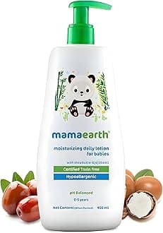 Daily Moisturizing Baby Body Lotion | Skin Nourishment with Shea Butter & Jojoba Oil | Gentle Formula for Delicate Skin of Babies | 13.53 Fl Oz (400ml)