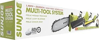 Sun Joe 24V-GTS4004-XT 24V IONMAX Blower,Hedge Trimmer & 8-in Pole Saw Kit w/2x24V 2.0-Ah Batt, Charger & Pole