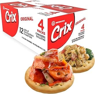 Original Crackers – 12 Individually Wrapped Rolls (4 x 3 Packs) | Crispy Caribbean-Style Crackers