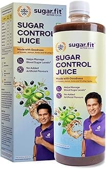 - Active foods Sugar Control Juice 1 L | Diabetic Care | Neem Karela Jamun Juice, made with 13 natural herbs | Helps manage weight, cholesterol, blood sugar, no added sugar (Pack of 1)