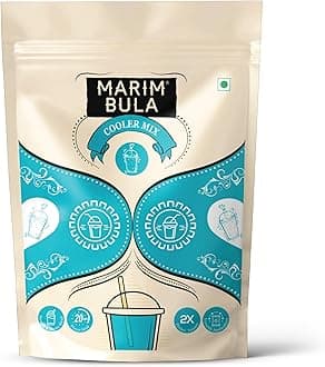 Marimbula Cooler Mix Powder | 100% Vegetarian Smooth & Slushy Blend | 20-Minute Freeze Hold | 2x Thicker Texture | Versatile for Cold Beverages, Slushies & More | 1kg