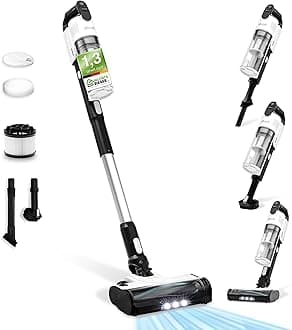 Cordless Vacuum Cleaner with Anti Hair Wrap, Powerful Up to 50 Mins, Lightweight Handheld Vacuum with over 99.9% Filtration Performance for Hardwood Floor Car Pet Hair, LVAC200