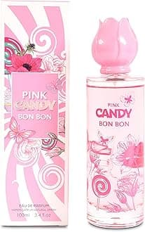 Women's Spray Perfume Pink Candy BonBon Long Lasting Eau De Parfum Cologne for Women Refreshing Floral Fragrance for Casual Use,Ideal Holiday Gift,3.4 Fl Oz