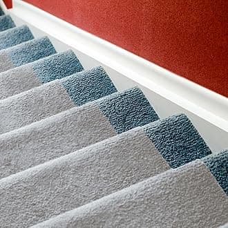 LAMINET Non-Slip Carpet & Stair Protector - Grey, 20' L x 30" W - Low-Pile, Durable, Washable Protector for Carpeted Stairs, Floors, Hallways, and High-Traffic Areas