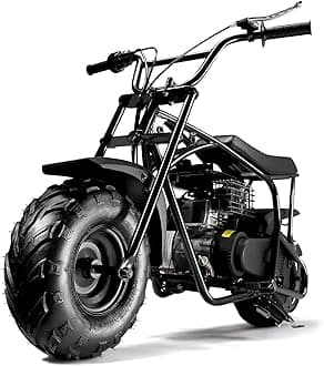 Oryxearth Mini Dirt Bike for Kids, 105CC 4-Stroke Kid Gas Powered Off-Road Pocket Pit Trail Motorcycle W/EPA Approved, Up to 28 Mph Weight Support 185 LBS, for Adults and Teens