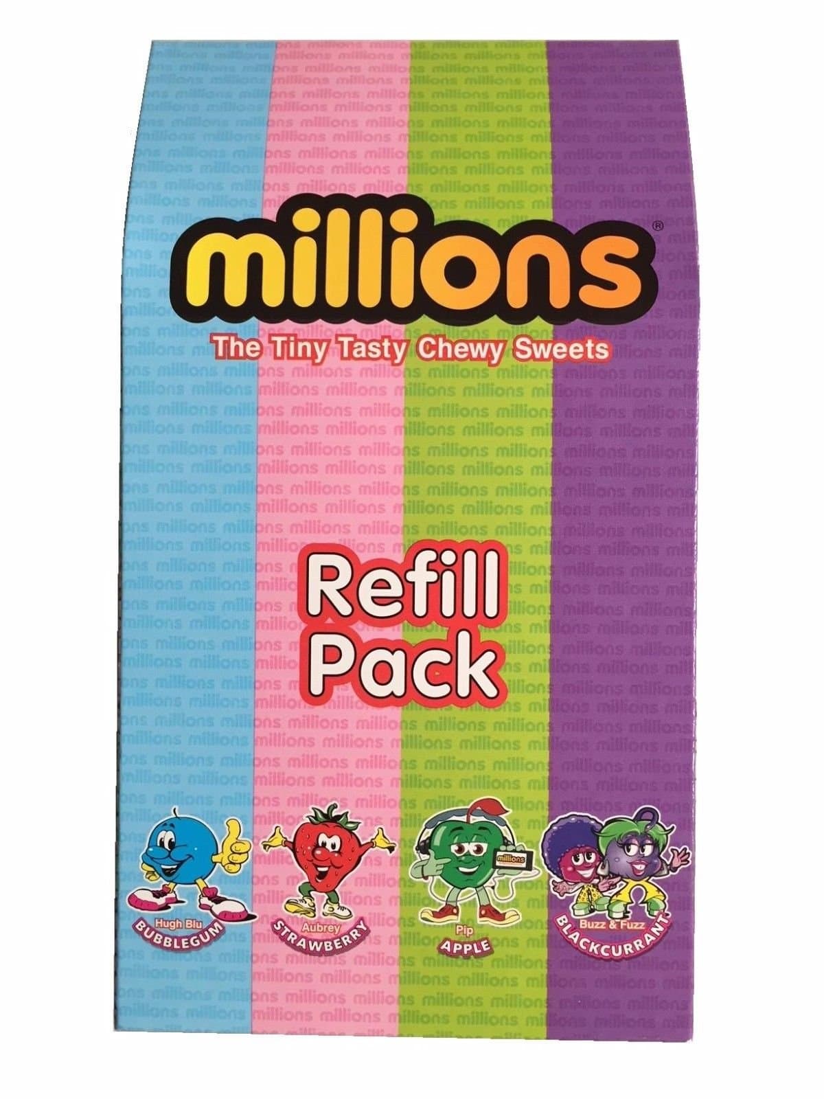 Mini Millions Sweets Machine Dispenser Candy Buffet Refill Pack 192g