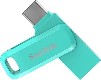 SanDisk 512GB Ultra Drive Dual Go USB Type-C Flash Drive, Mint Green - SDDDC3-512G-G46G, Mint-Green