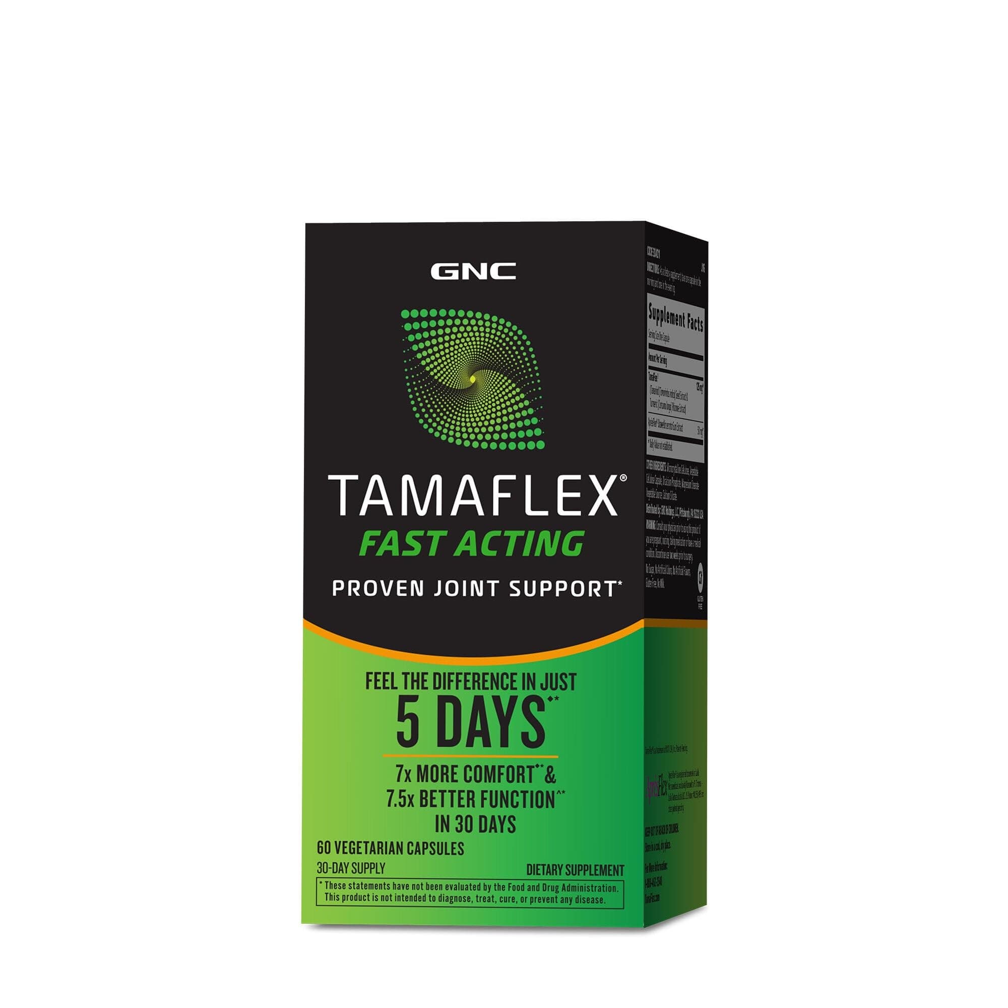 GNC TamaFlex Fast Acting, Joint Support, 60 Vegetarian Capsules