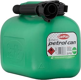 CarPlan Unleaded Petrol Fuel Can - Green, 5 Litre
