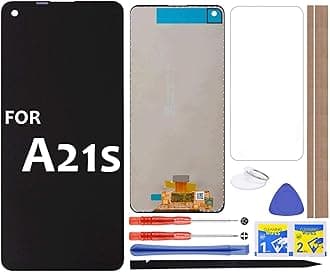 A21S LCD Screen Replacement Touch Digitizer Display Assembly 6.5" (Black) for Samsung Galaxy A21S 2020 A217 SM-A217F/DS A217F A217M