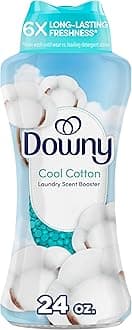 Downy In-Wash Laundry Scent Booster Beads, Cool Cotton, 24 Oz (Pack of 1)