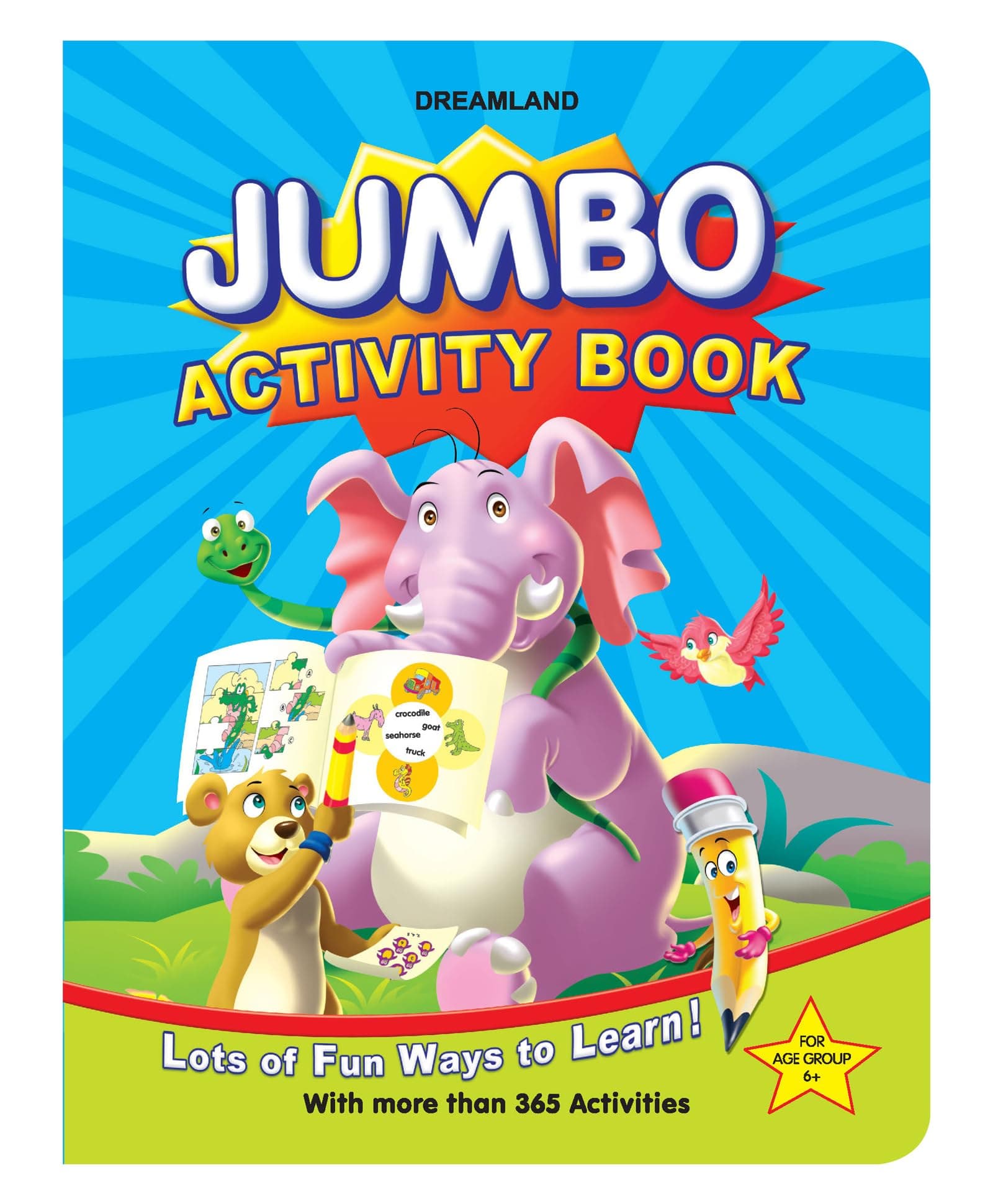 Jumbo Activity Book- Dreamland Publications