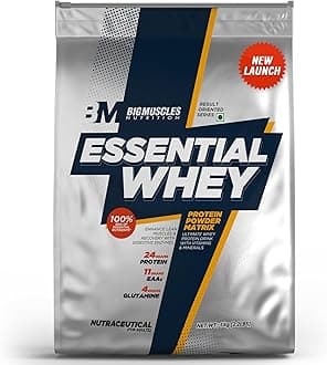 Essential Whey Protein,Pack of 1Kg powder[Caffe Latte] |24g Protein per serving with Digestive Enzymes, Vitamin & Minerals, No Added Sugar | Improved Strength,Muscle Building etc