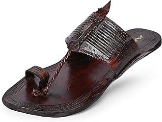 Royal KhwaabMen's Daily/Casual/Ethnicwear Slip-on Flat Handmade Kolhapuri Chappal