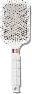 T3 - Smooth Paddle Hair Brush | Professional Cushioned Paddle Brush for Sleek Smooth Blowouts | Heat Resistant Bristles