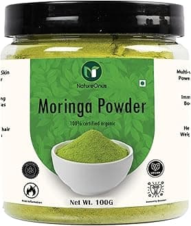 Moringa Powder - Drumstick Leaf Powder 100gms | Moringa Oleifera, Moringa for Immunity, Digestion & Energy | Natural Multi-vitamin, Anti-Oxidant | Good for Hair & Skin | Protein Rich