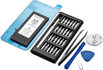 Battery for iPhone XR, 7200 mAh High Capacity Replacement Battery for iPhone XR (A1984, A2105, A2106, A2107, A2108) with Full Set Repair Tool Kit