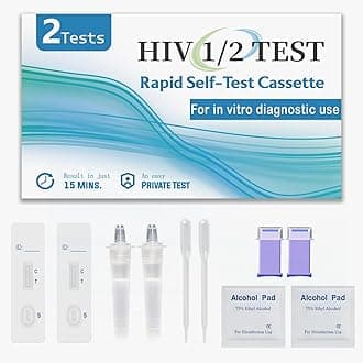 in-Home HIV Test 1/2 with Rapid & Accurate Result