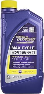 20W50 Max-Cycle Motorcycle & ATV Motor Oil - (Case 12 Bottles)