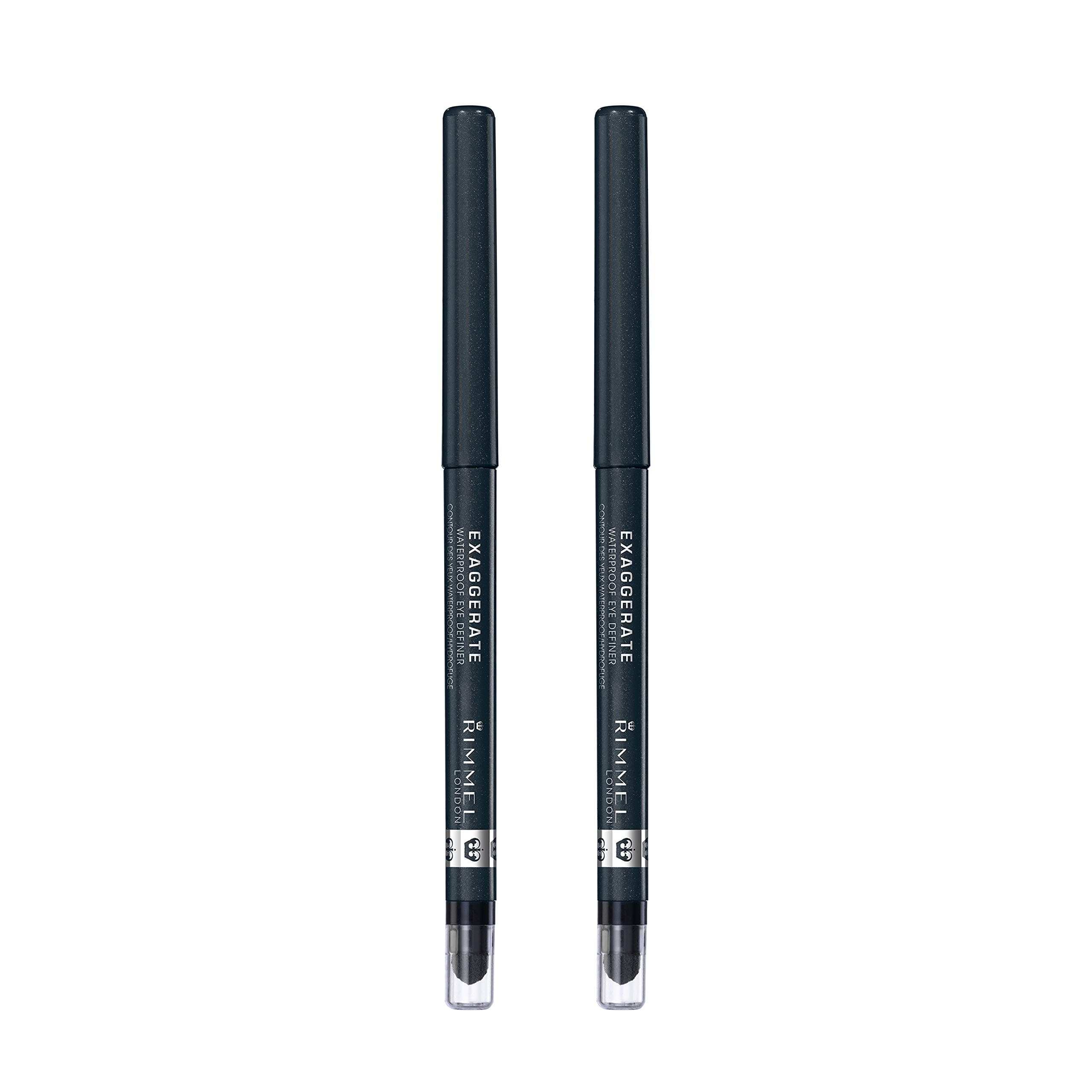 Rimmel Exaggerate Eye Definer, Earl Grey, 2 Count
