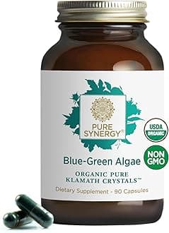 The Synergy Company SYN-00425 Organic Blue-Green Algae Veggie Caps -90 Caps