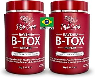 I Belli Capelli Repair Ravenna B-tox Treatment Hair Set with 2 units - All Hair B-tox, Hair Surgery - Anti-Frizz Effect, Volume Reduction, Smoothing