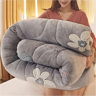 RRNAR Down Duvet, Cashmere Quilt, Quilt/quilts, Comforter, Winter Quilt Thicken Lamb Cashmere Duvet for All Seasons, Soft and Durable Heavy Quilts, Machine Washable,K,150x200cm(3.5kg) [Energy Class A]