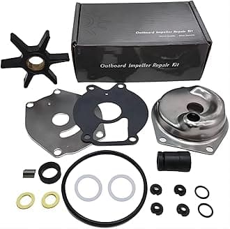 GHmarine 99157T2 Water Pump Impeller Kit for Mercury Marine BigFoot 9.9-25 H...