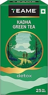 Cleanse Kadha Green Tea Bags 25 Pcs | Green Tea - Cleanse Kadha | 63 Gm