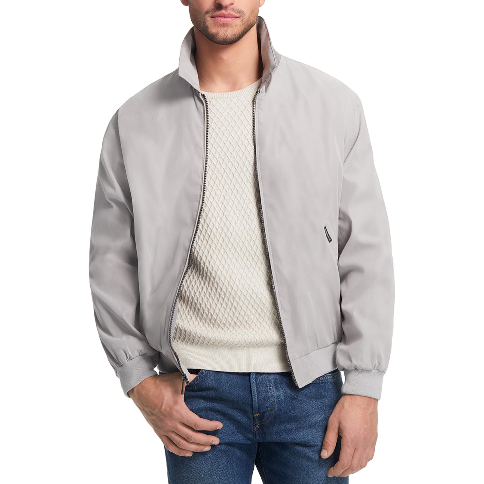 Men's Golf Jacket - Lightweight Windbreaker, Water-Resistant Microfiber Shell, Perfect for Golf & Casual Wear