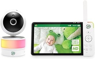 Color Night Vision Video Baby Monitor with 7" HD 720p Display, 360° Pan & Tilt, 8X Zoom, Night Light, Humidity & Temperature Sensor, Up to 1000ft Long Range, Secure Transmission: LF920HD