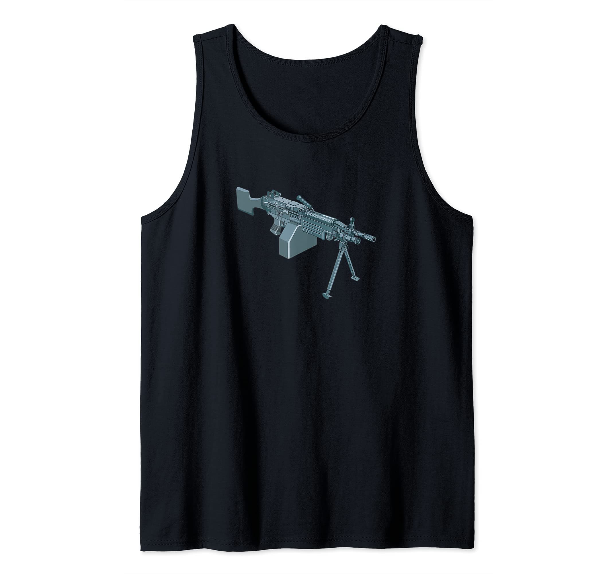 M240 Machine Gun Tank Top