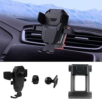 Karltys Car Phone Holder for Honda CR-V 2017-2022 Accessories, Air Vent CRV Cell Phone Holder Mount, Never Blocking Hands Free Thick Case Friendly Mobile Stand for 4-7 Inch Phones