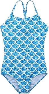 Girls One Pieces Swimsuit Cute Swimwear Bathing Suits 2-12 Years
