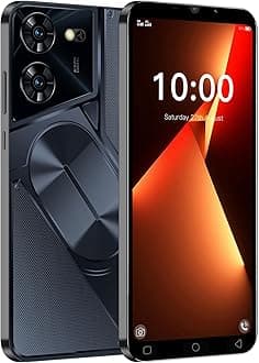 TryFirst Smartphone has 5.0inch HD Screen,Dual SIM Dual Camera, Quad Core, 16GB ROM【Expandable up to 128GB】, Support WiFi/Bluetooth/FM, Unlocked 3G Phones (Pova5Pro-Black)