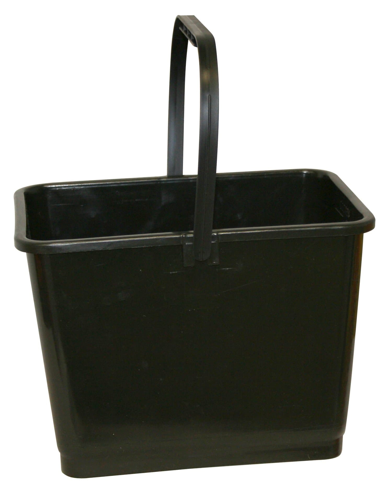 864 Bucket with Handle, 2 Gallon Capacity, Black, 2 Gallon (256 Ounces)
