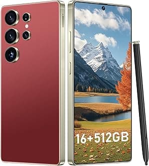 Sponsored Ad - I25 Ultra: Powerhouse 16GB/512GB, 2-Day 7000mAh Battery, Huge 6.99" Android 14 Phone w/Built-in Stylus - Your All-in-One Device The Superior Choice (Wine Red)