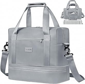 CS COSDDI Travel Bag, Overnight Bag with Shoes Compartment & Wet Pocket, Weekend Bags for Water Resistant Haspital Bag Gym Duffle Bag Women Men Holdall Bag, for Ryanair Cabin Bags 40x30x20