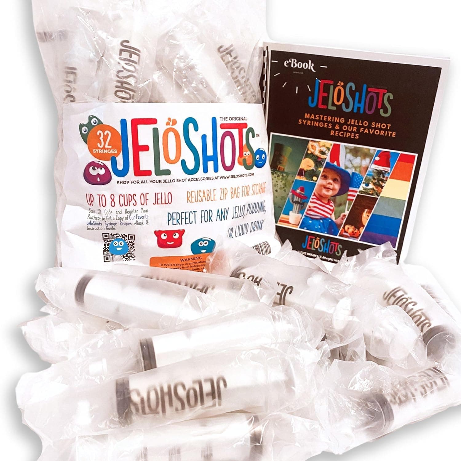 JeloShots Syringes 32-Pack