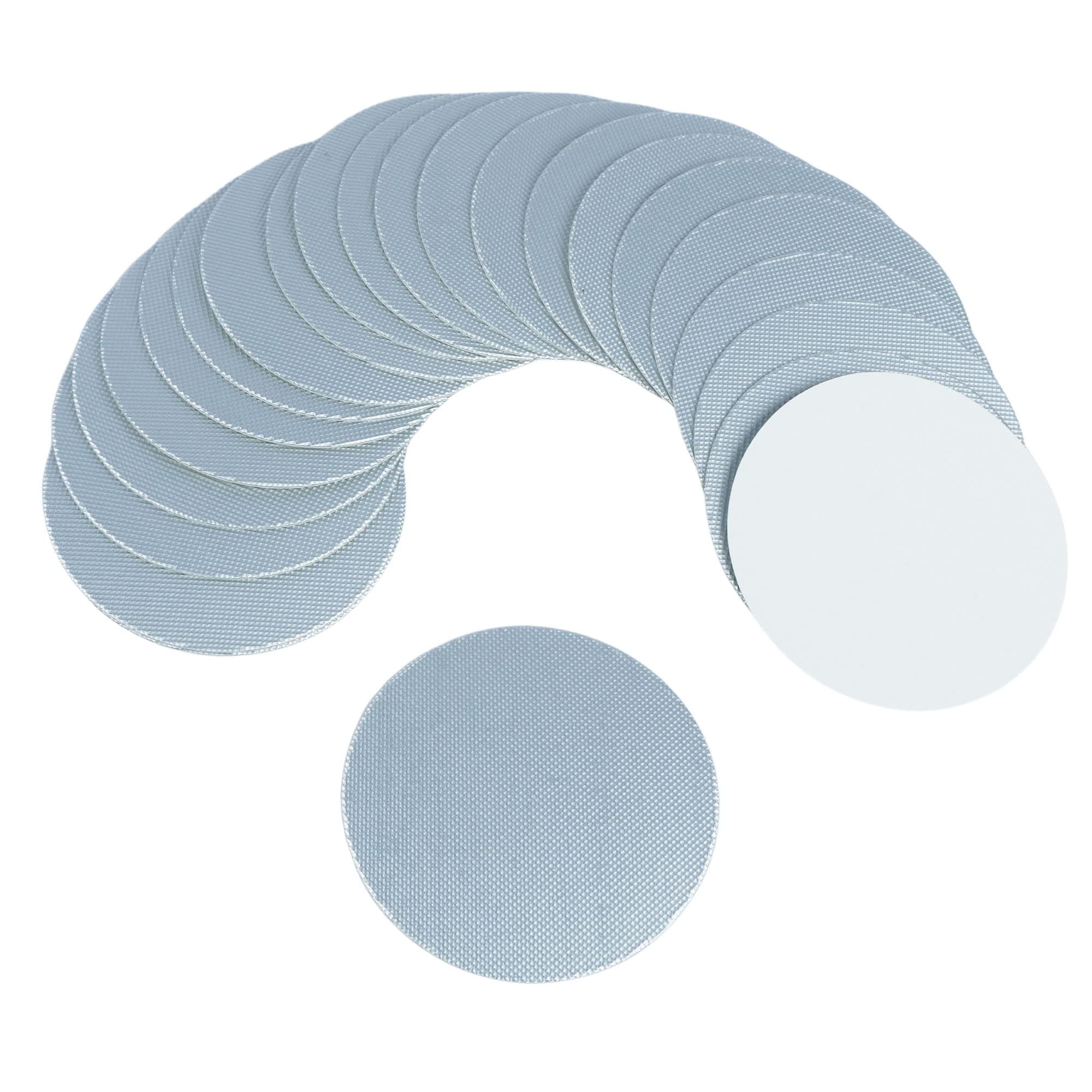 U.S. Solid Aluminum Foil Cap Liner Heat Sealing for Glass Bottle Non-Metal Lid(100 pcs, 26mm)