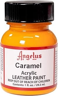 Angelus Acrylic Leather Paint, 1 oz, Caramel