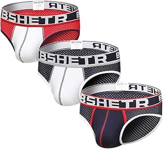 Men's Underwear Briefs 5-Pack Cotton Low Rise Multi Color Soft Underpant