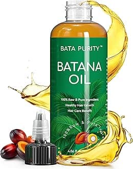 Batana Oil for Hair Growth, Organic Hair Oil from Honduras – Repairs Damaged Hair, Nourishes Scalp, Boosts Shine and Thickness, Controls Frizz, for All Hair Types, 4.06 FL OZ