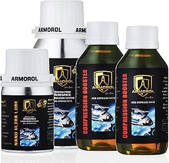 Nano Ultra Lube 150ml & Compression Booster 200ml for Cars, SUVs and MPVs (Suitable for Above 1500CC Vehicles)