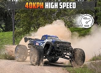 RACENT RC Truck 1:16 4x4 All Terrain RC Car 40KPH High Speed Remote Control Cars for Adults