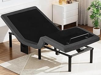 Twin XL Adjustable Bed Frame, Electric Bed Base with Head & Foot Incline, USB-A & USB-C Ports, LED Under-Bed Lighting, 4 Leg Height Options, and Easy 3-Step Assembly
