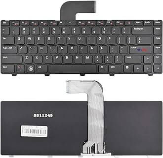 Laptop Keyboard Compatible for Dell Inspiron N411Z M4040 M4110 N4050 N4110 14R 3420 15 3520 5420 7420 XPS L502X Vostro V131 1540 2520 3450 3550 3555 KFRTBA209A AER01U00110 90.4IC07