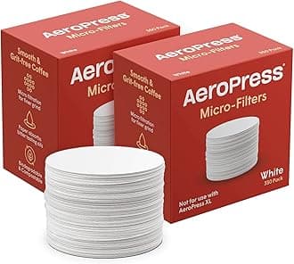 AeroPress Replacement Filter Pack - Microfilters For AeroPress Coffee And Espresso Maker - 2 Pack (700 count),White