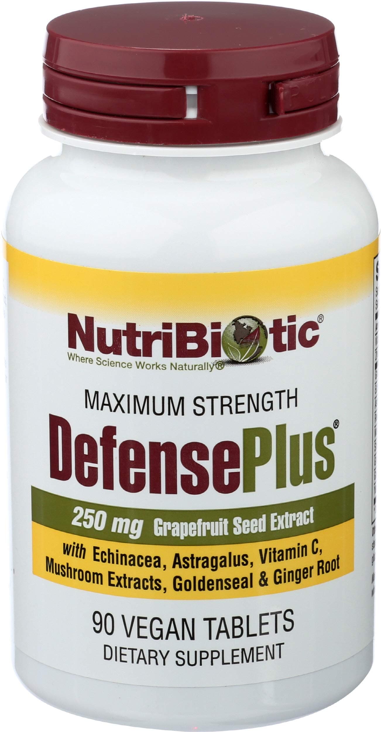 NutriBiotic Defense Plus 90 Tablets 90 Vegan Tablet(s) Multi