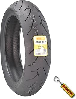 Diablo Rosso II 160/60 ZR 17 M/C (69W) TL Rear Motorcycle Tire - High Performance, Durable, and Reliable: Sport Performance for Road Use with Keychain
